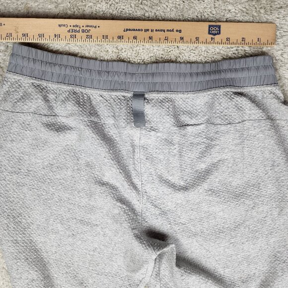 Lululemon Men Grey Silver Drawstring Diamond Jogger Size 2XL XXL Casual Stretch - Picture 8 of 9